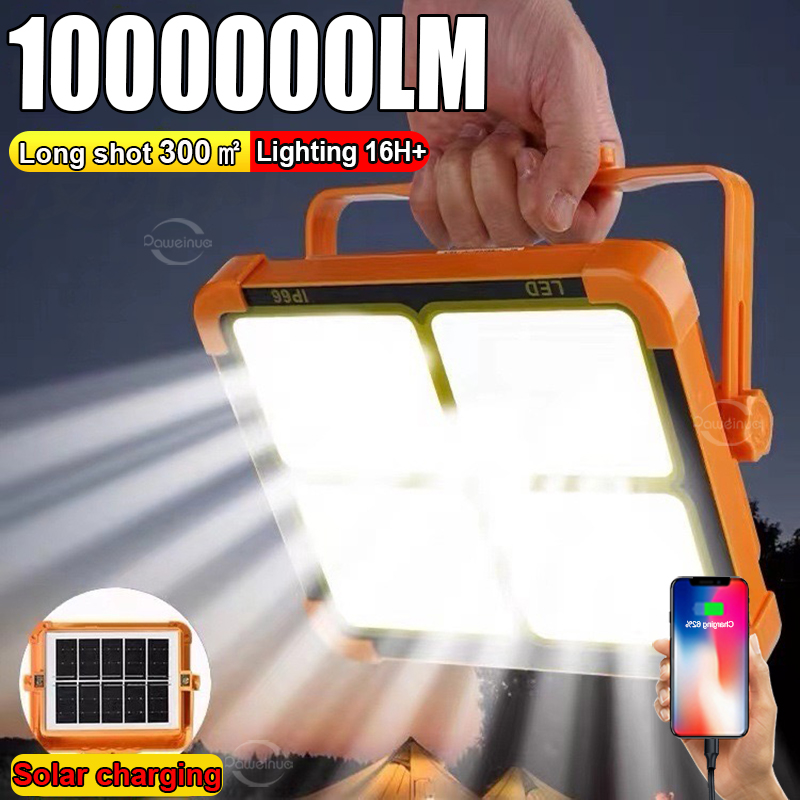 Power Outage Light - 新しい 20000mAh ソーラー充電式キャンプランタンハイパワーバンク LED テントライト強力なマグネット懐中電灯修理緊急ランプ
