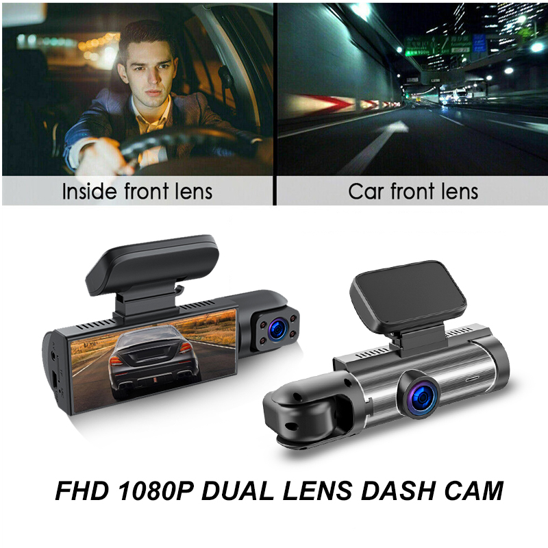 Co Detector Plug - ZNLYRION フルHD 1080P 車載カメラ フロント+インテリア+リアカメラ 130度