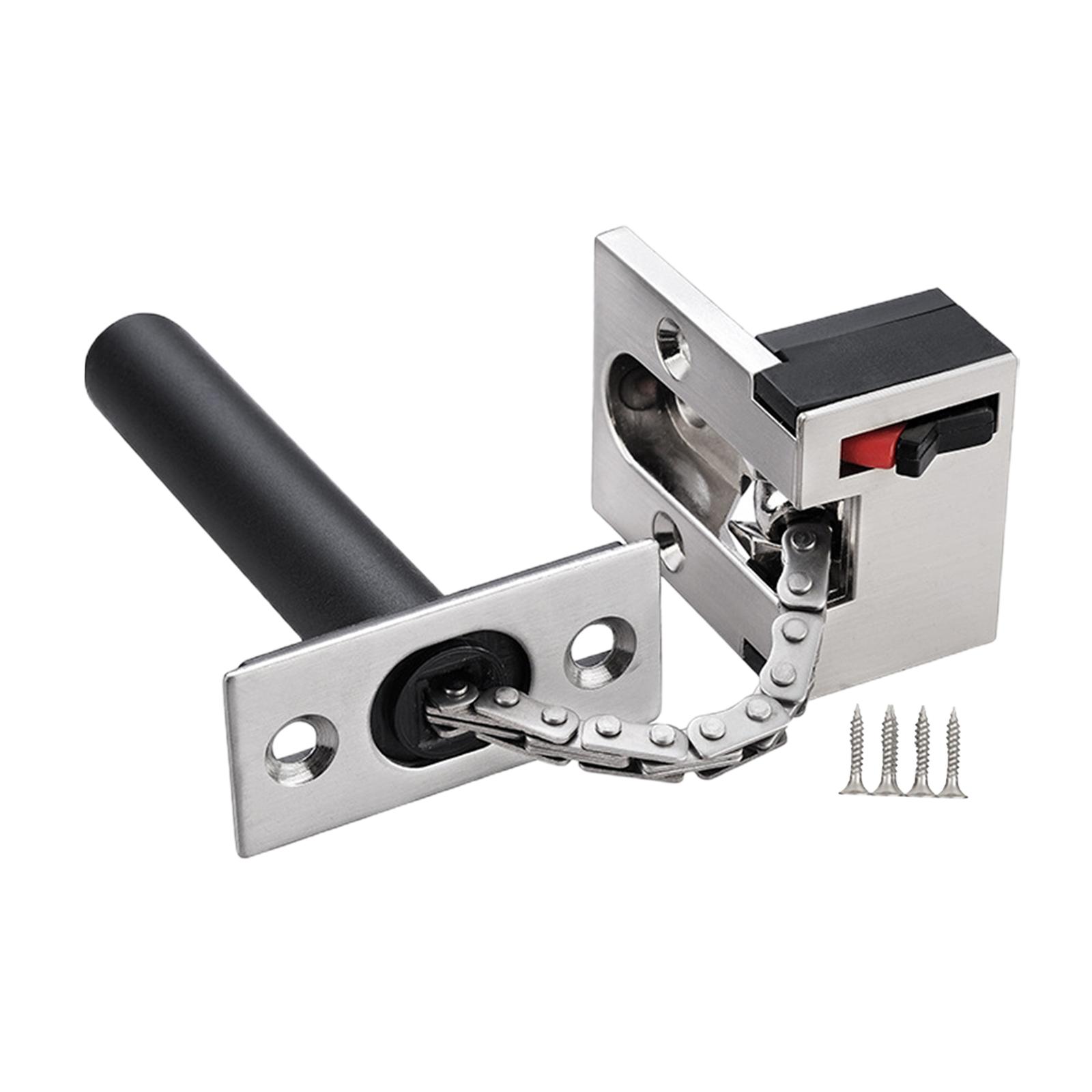 Security Chain Door - アルミ合金製ドアチェーンロック。家庭用、ホテル用、アパート用として、頑丈なセキュリティドアラッチボルトロックとして最適。