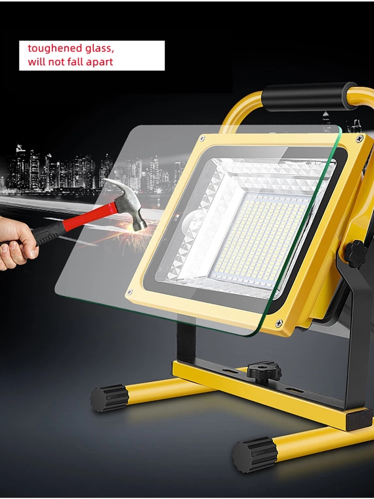 LED強力充電式投光ライト、屋外用、緊急時用、停電時用、テン - Power Outage Light のレビューと価格