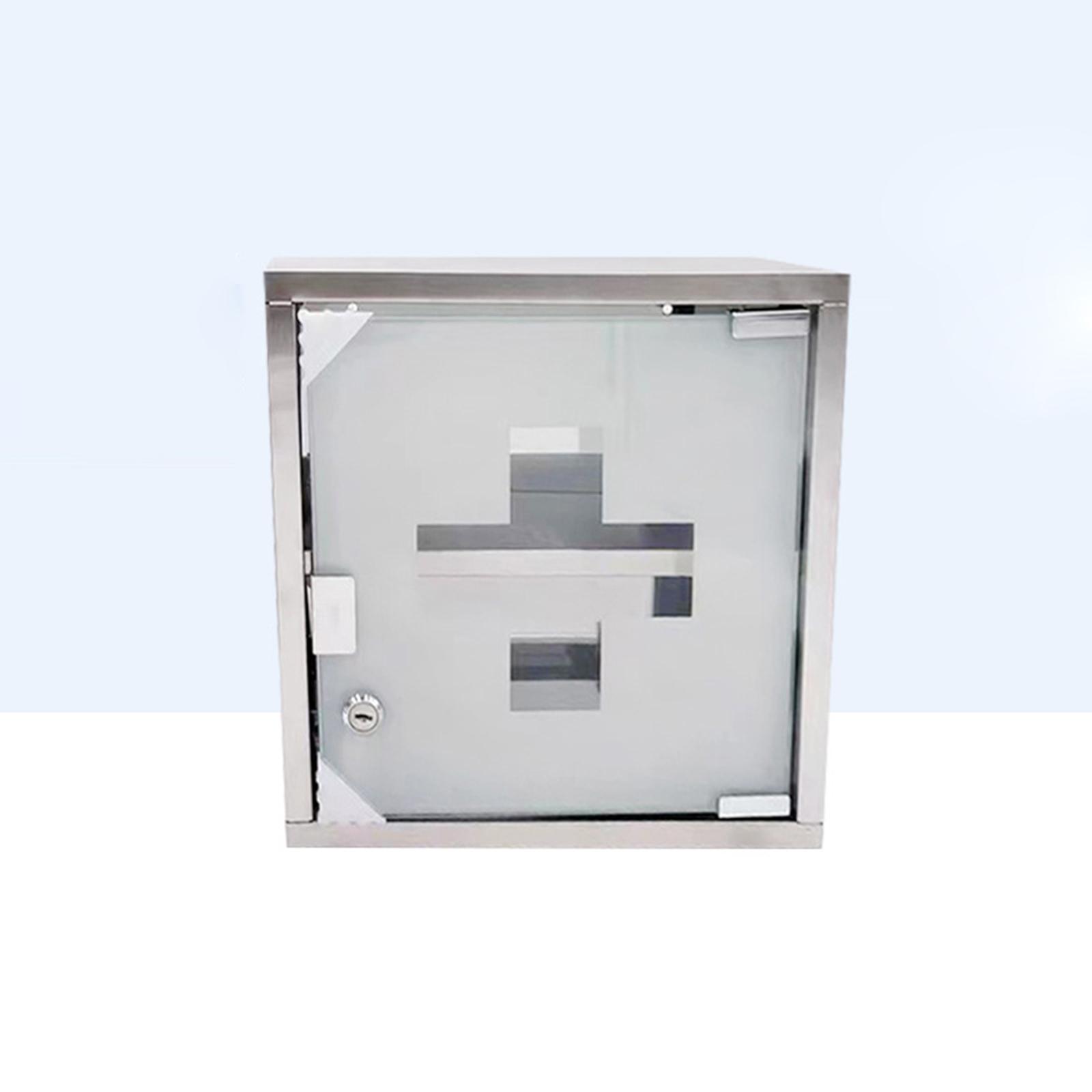 応急処置用医療箱、壁掛け式、鍵付き、ステンレス製、二層構造、 - Medicine Cabinet Lock のレビューと価格