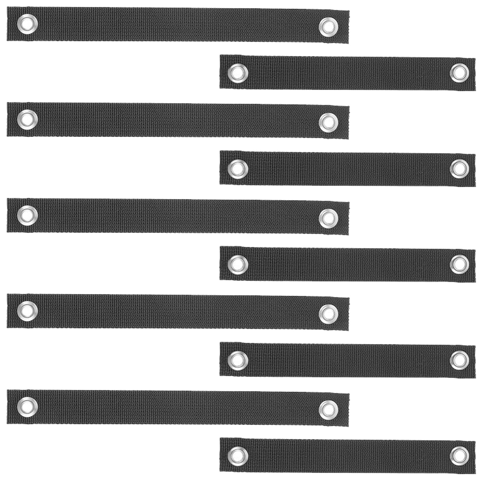 家具転倒防止用壁固定具10個入り。頑丈なナイロン製ストラップ - Earthquake Anchor Strap のレビューと価格
