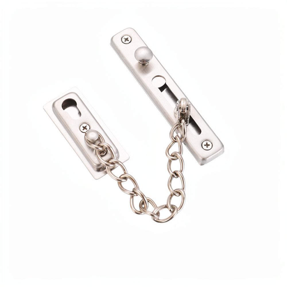 防犯用ドアチェーンロック、ステンレス製、盗難防止ラッチ、穴あ - Security Chain Door のレビューと価格